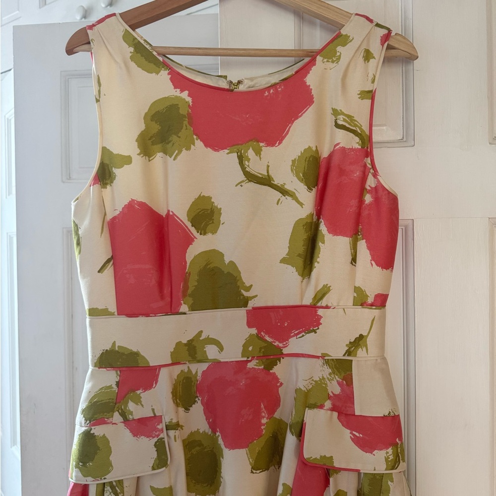 Kate Spade NWT Floral Sleeveless Dress - Pink and Green